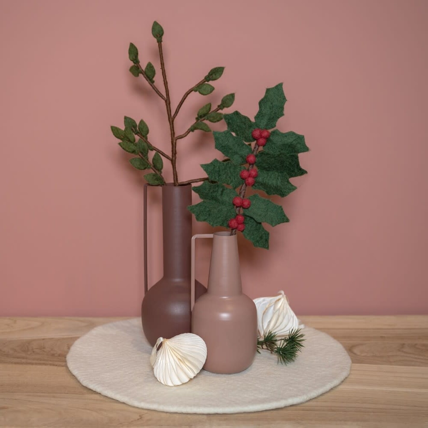Sjaal met Verhaal Tak Holly Berry