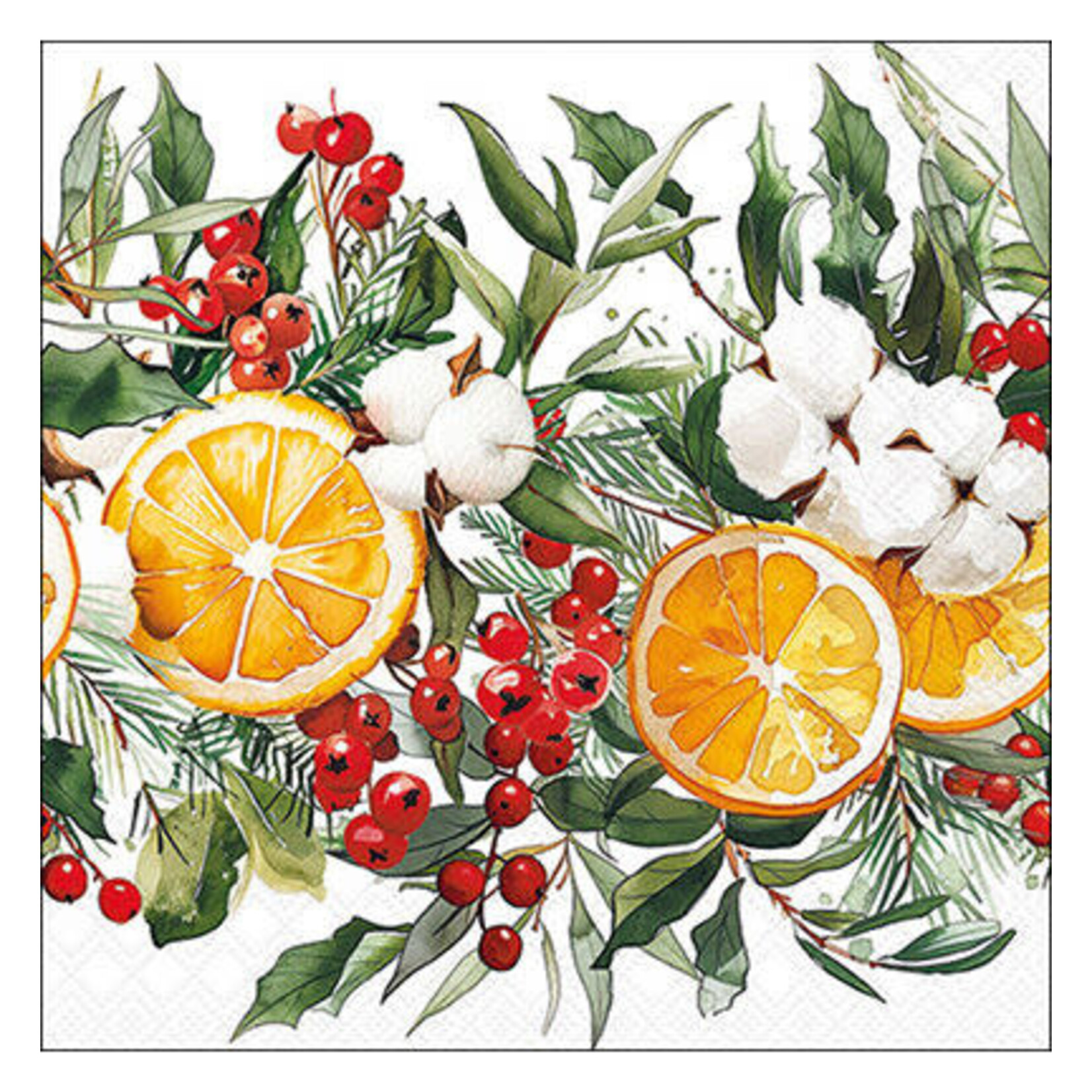 Ambiente Cocktail Servetten (12,5x12,5 cm) Winter fruit