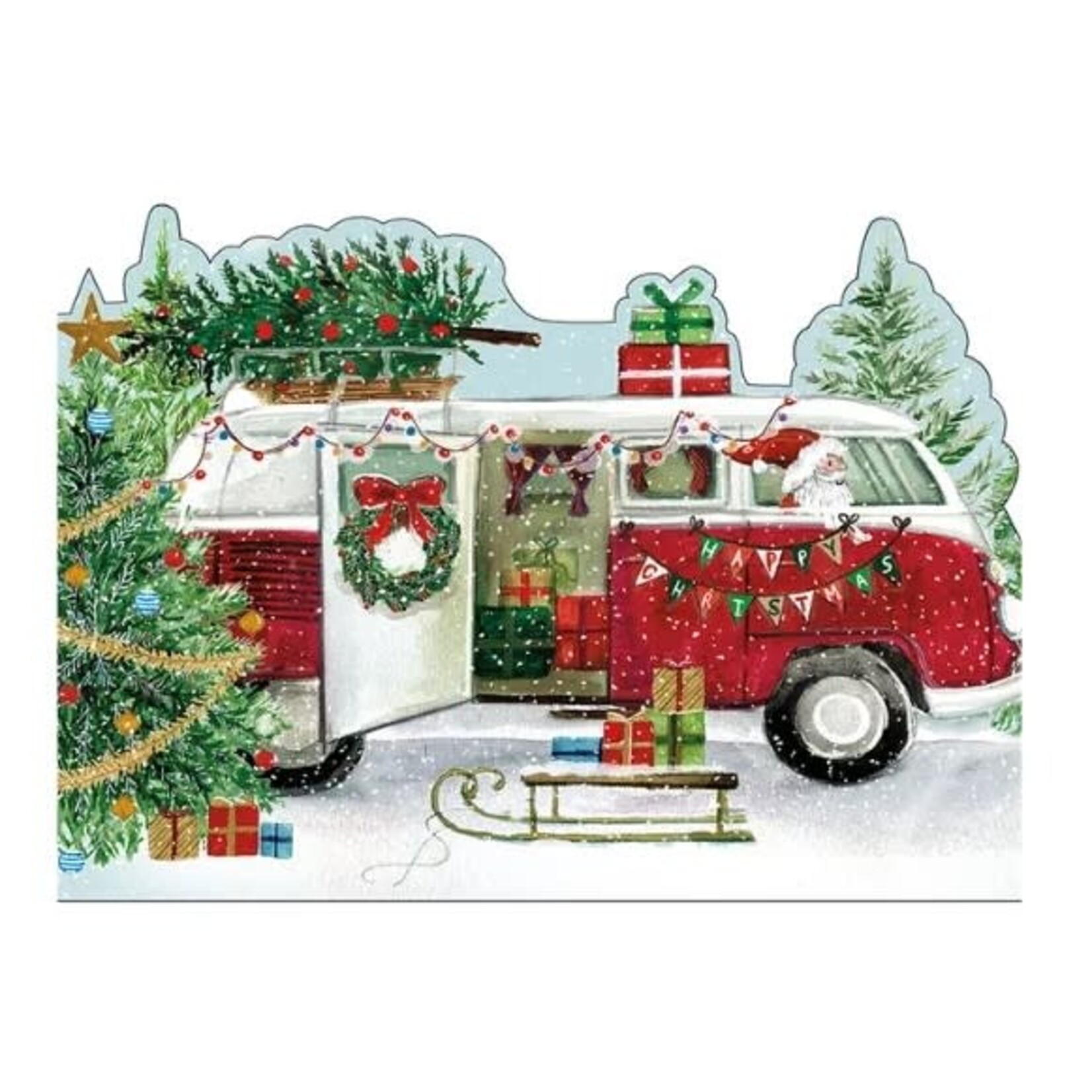 Amnesty International Kerstkaarten Campervan