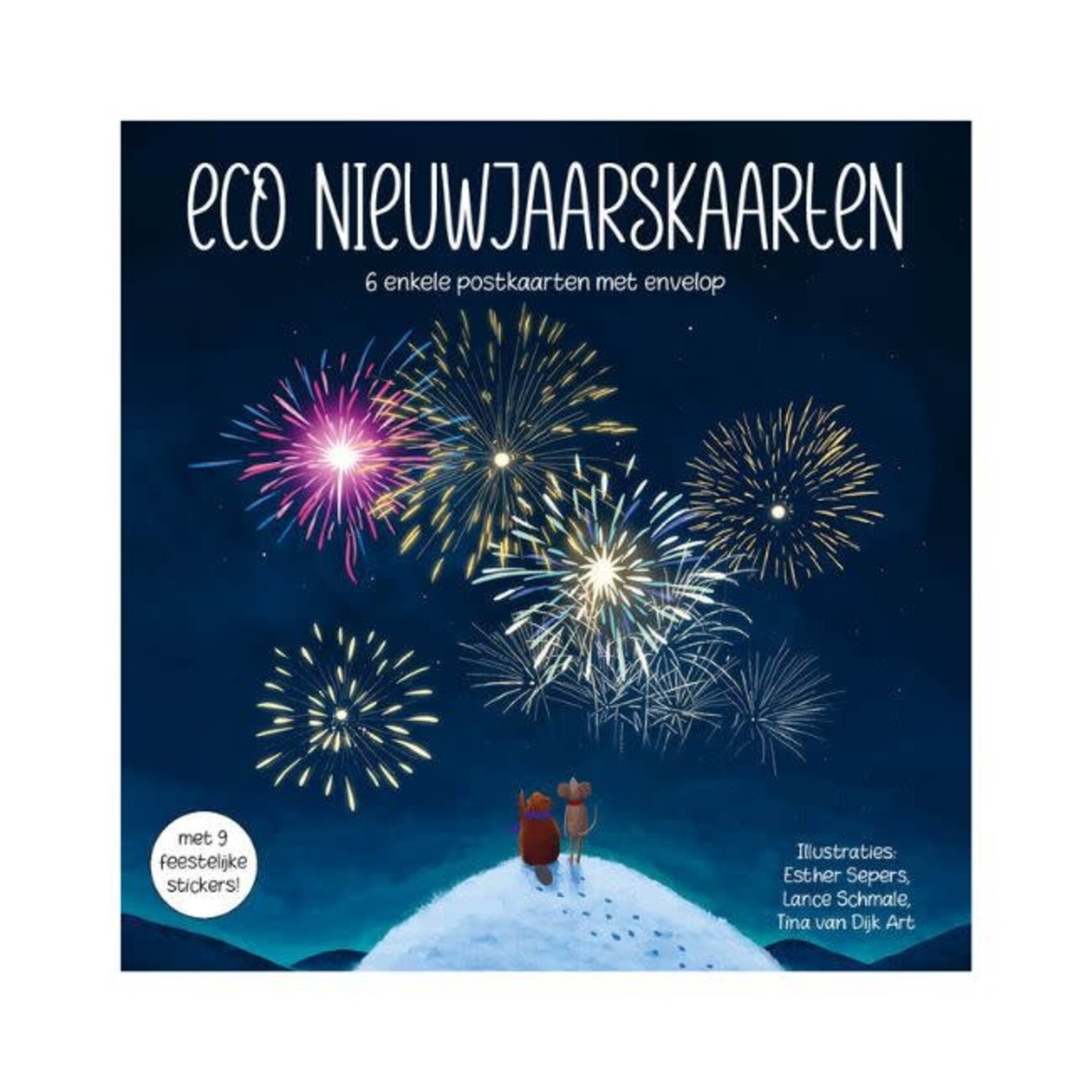 Zintenz Eco Kerstkaarten Set 23 Nieuwjaar
