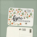 BloomyourMessage Bloeikaart: Fijne Feestdagen