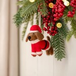 Sjaal met Verhaal Hanger Teckel Kerstman