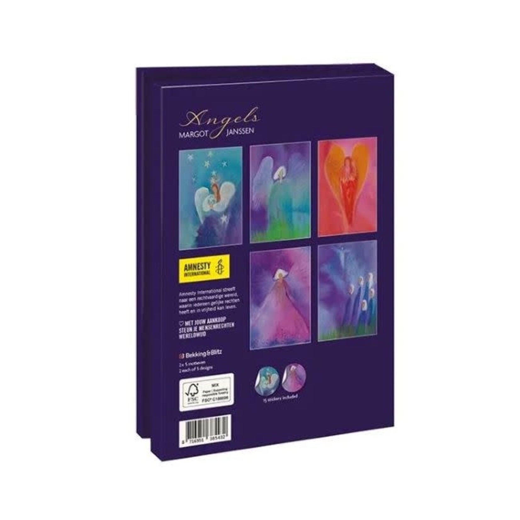 Amnesty International Kerstkaarten Margot Janssen Angels