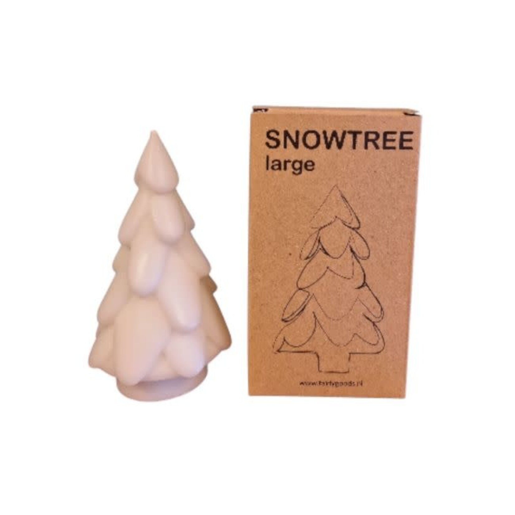 Fairly Goods Kaars Boom rond L wit