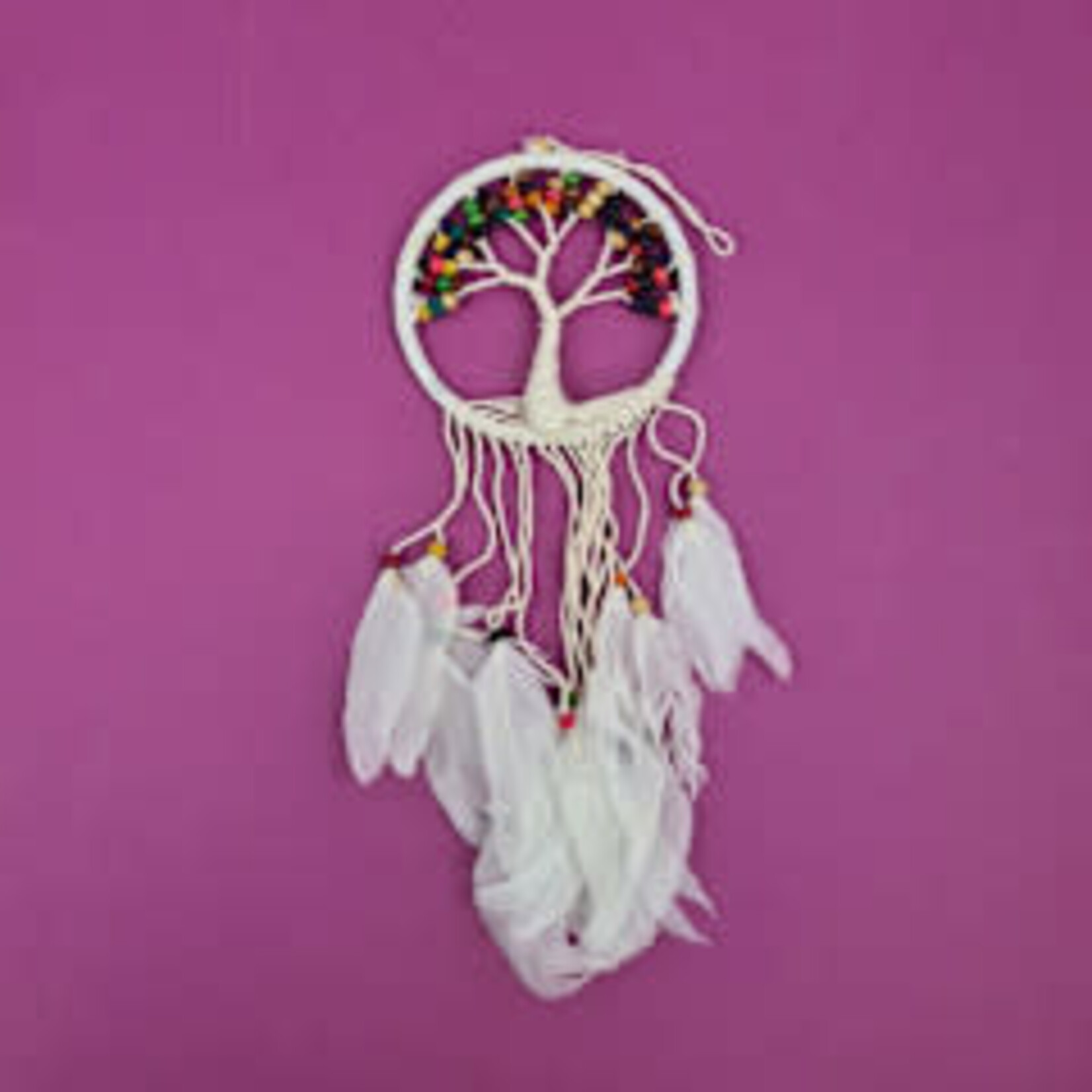 Wilma's Fair Trade C Dromenvanger Levensboom wit 6 cm