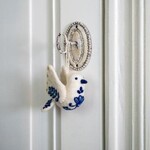 Sjaal met Verhaal Hanger Vredesduif Delfts Blauw