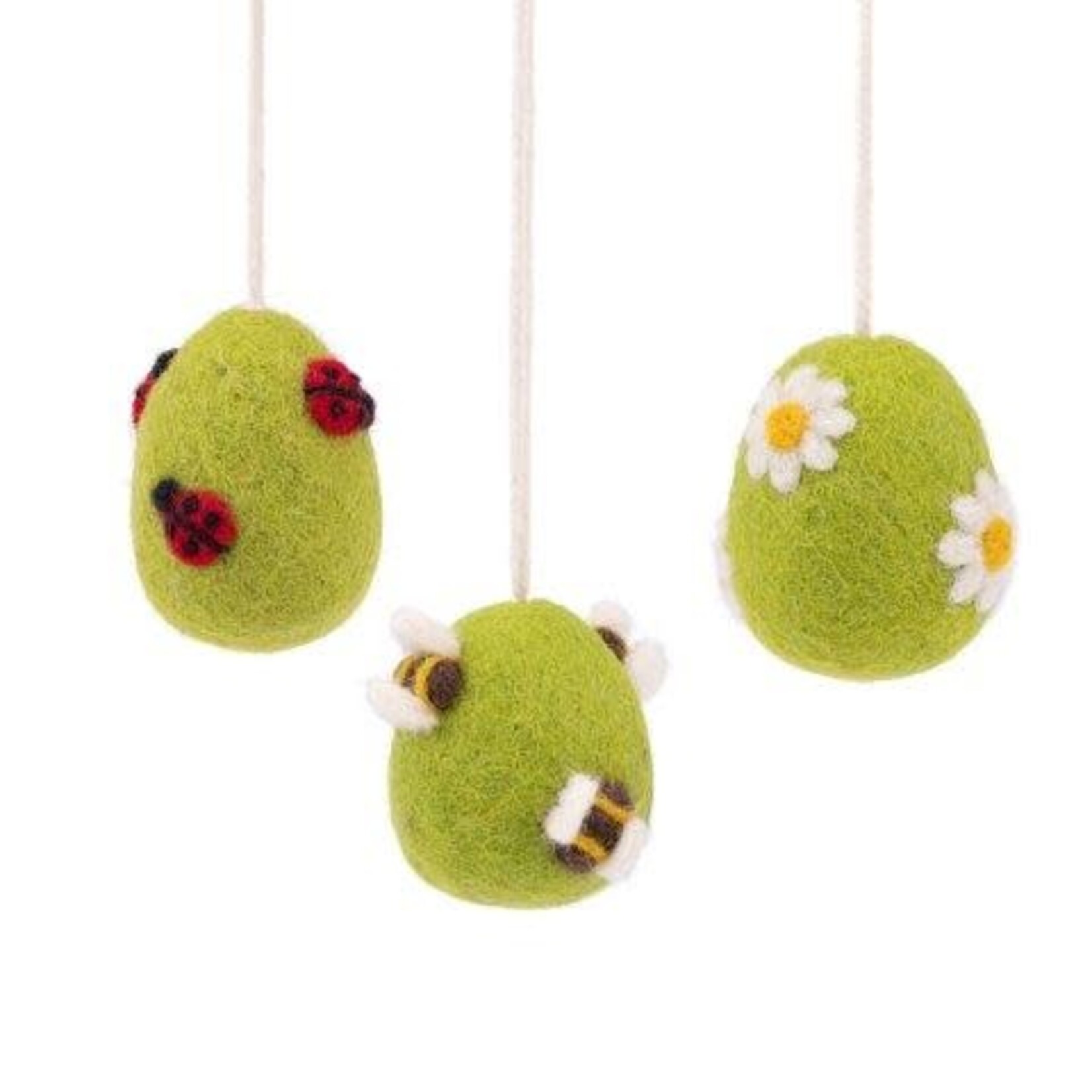 Sjaal met Verhaal Hanger Ei lichtgroen ass.