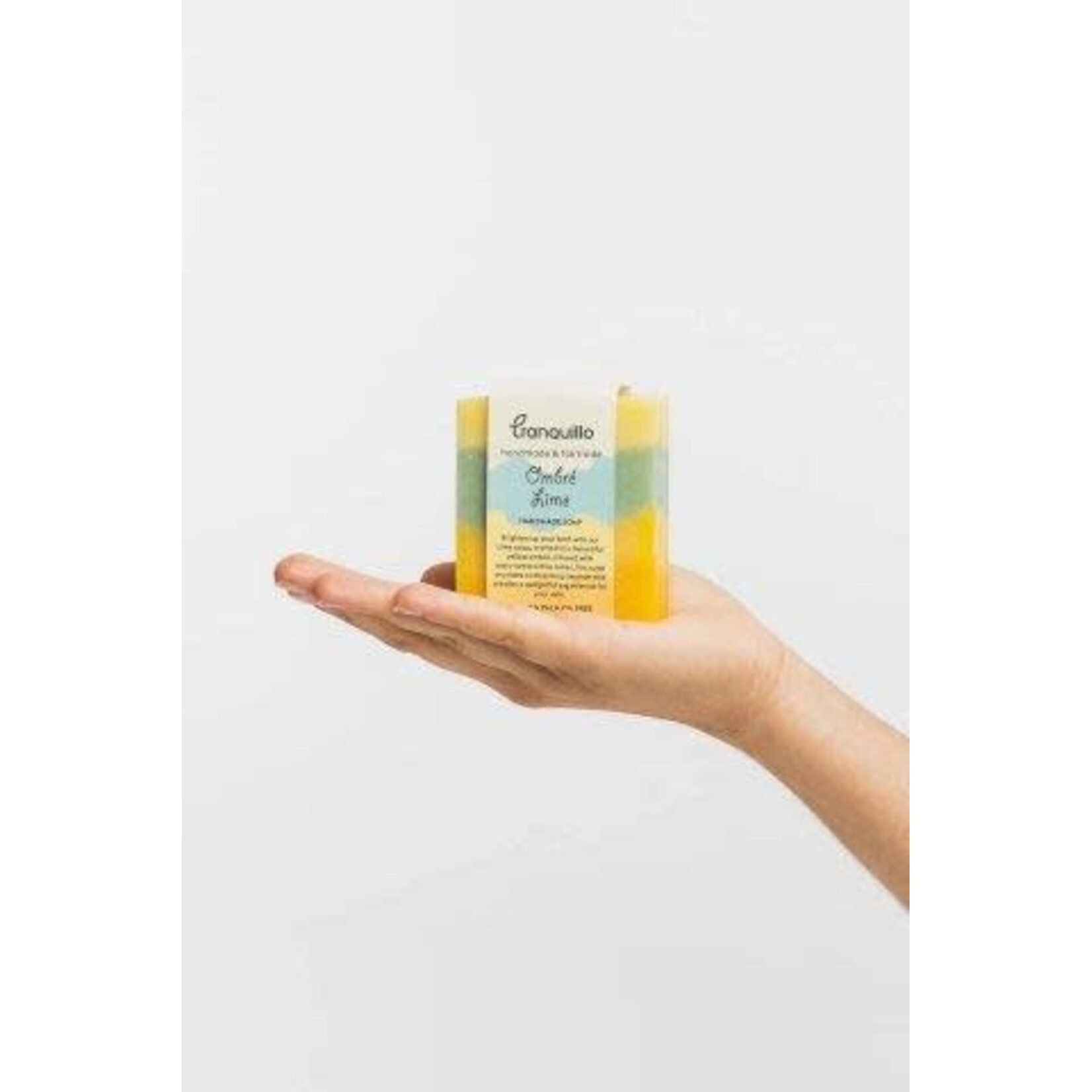 Tranquillo Zeep OMBRE LIME meerkleurig