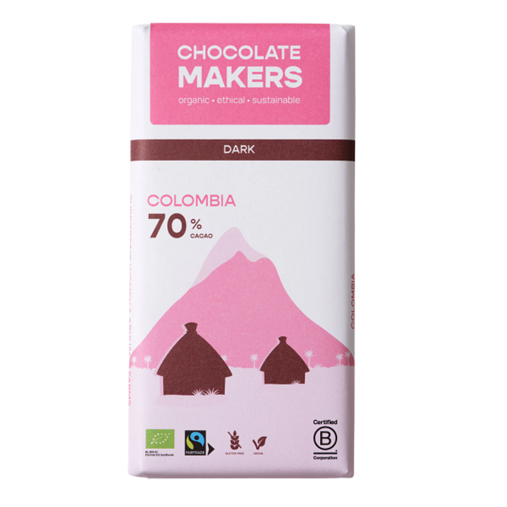 Chocolate Makers Chocolate Makers Dark 70% Colombia