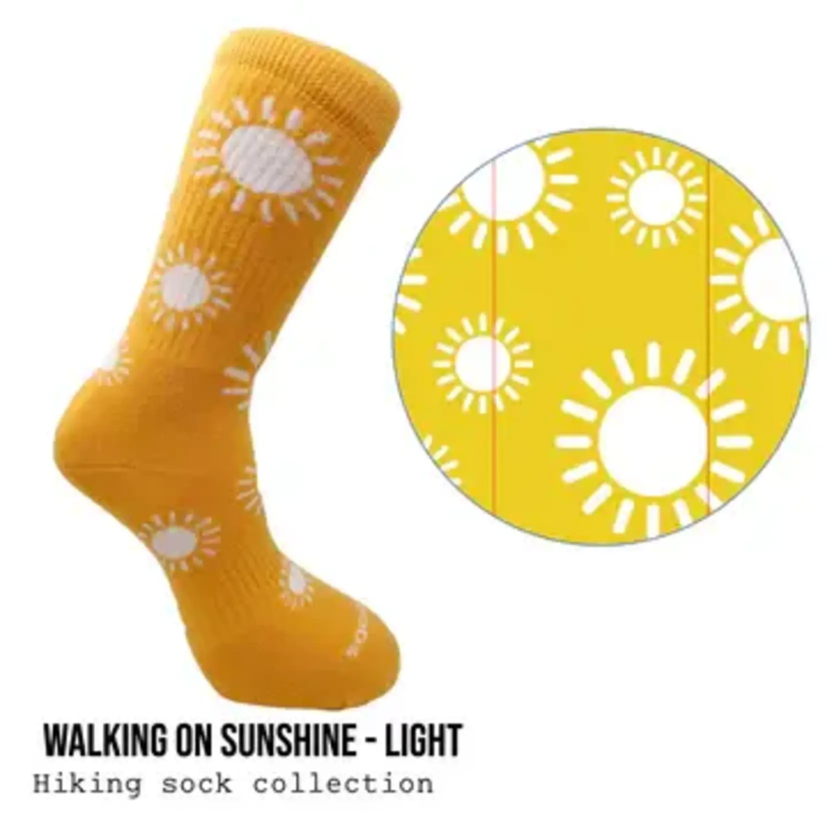 Letsdogoods Wandelsokken Walking into the sun - Light mt. 43-46