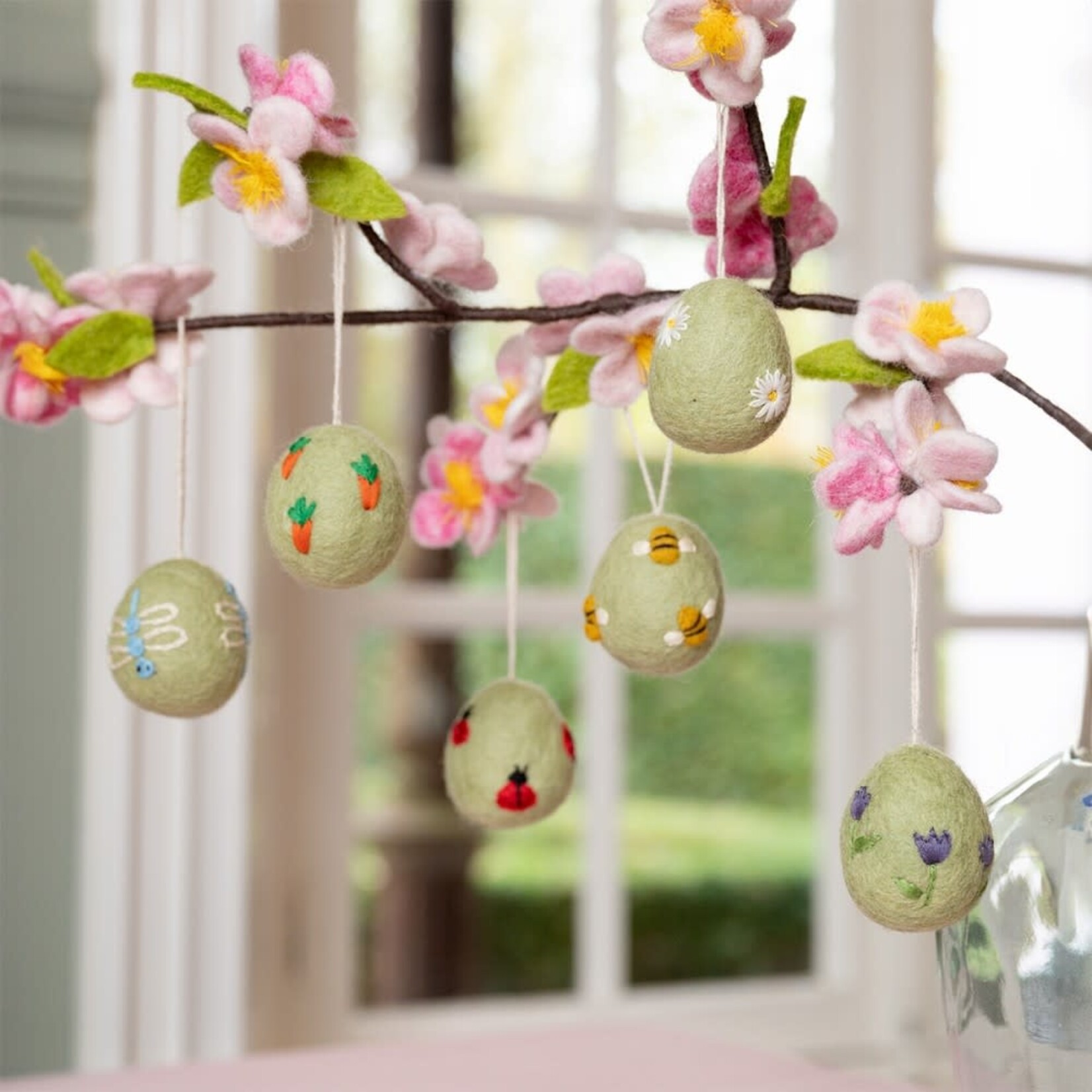 Sjaal met Verhaal Hanger Ei Funny Bunny