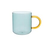 Tranquillo Beker glas Rainbow Groen-geel