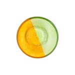 Tranquillo Schaal glas Floating Hues Oranje-groen 10cm