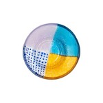 Tranquillo Schaal glas Floating Hues Lila-blauw-oranje 10cm