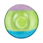 Tranquillo Schaal glas Floating Hues Groen-blauw-lila 16,5cm