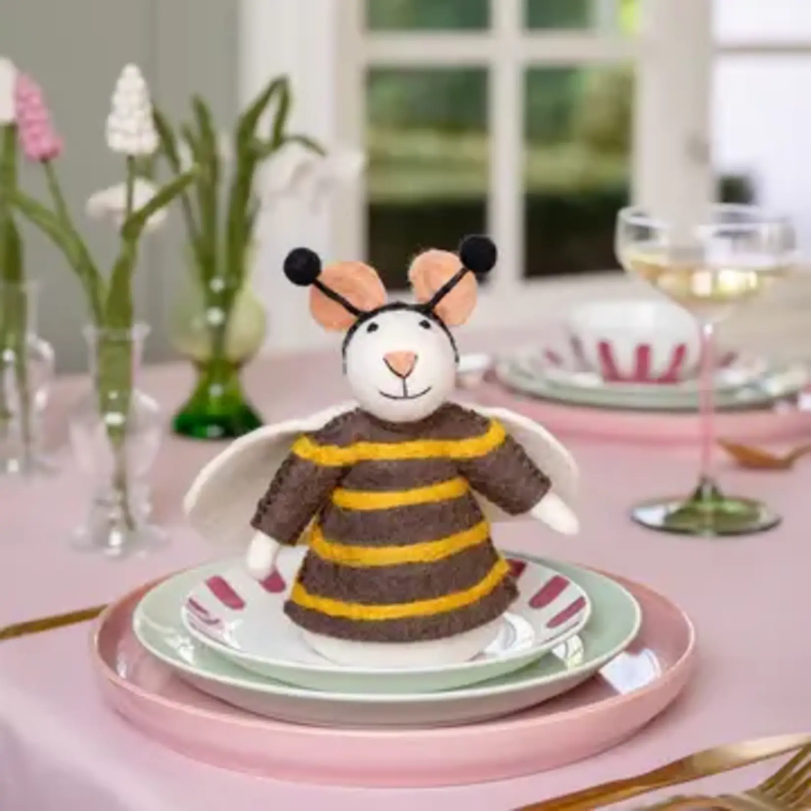 Sjaal met Verhaal Decoratie Muis Bij