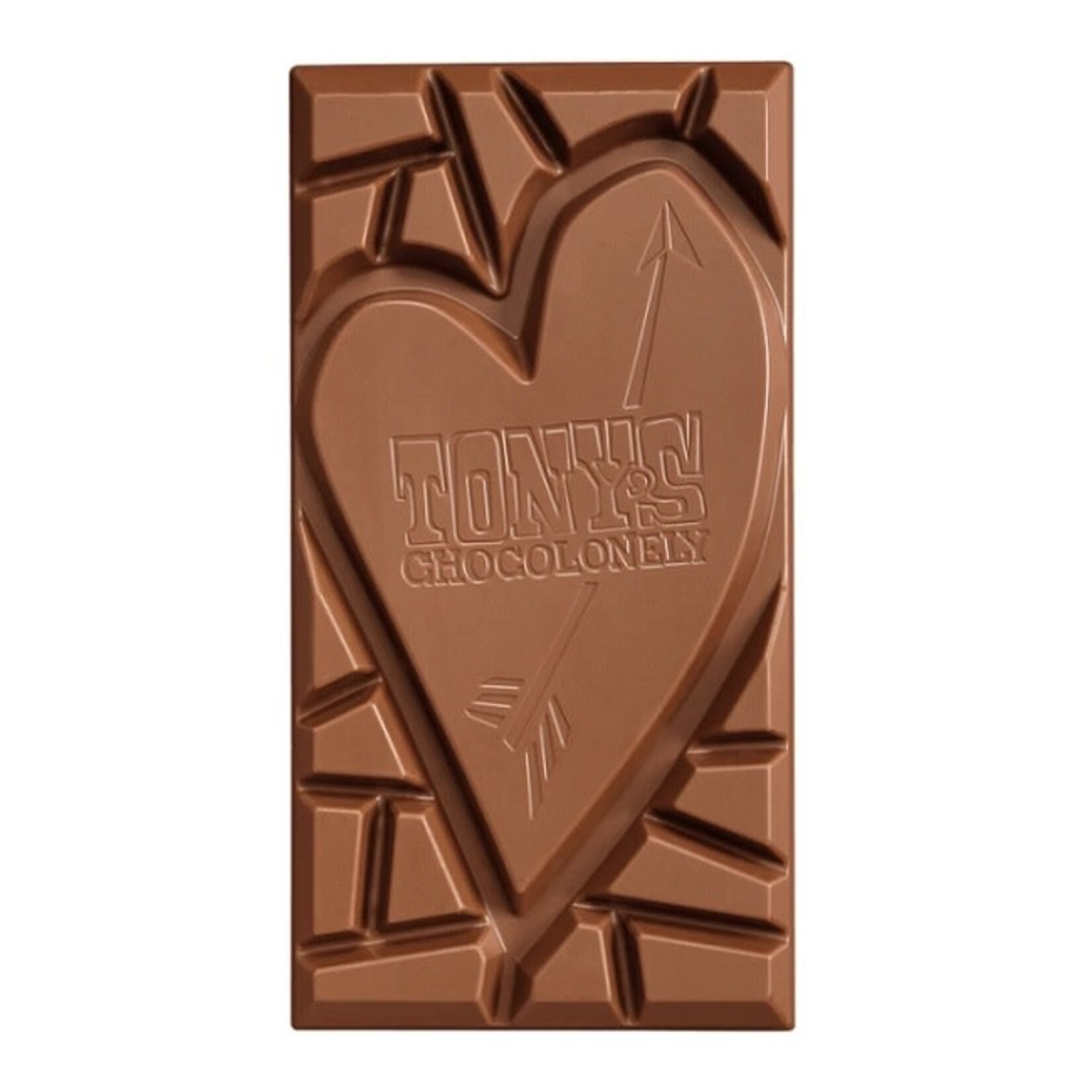 Tony's Chocolonely Tony Recht Uit Mijn Chocohart (Melk Roos Framboos) 180g