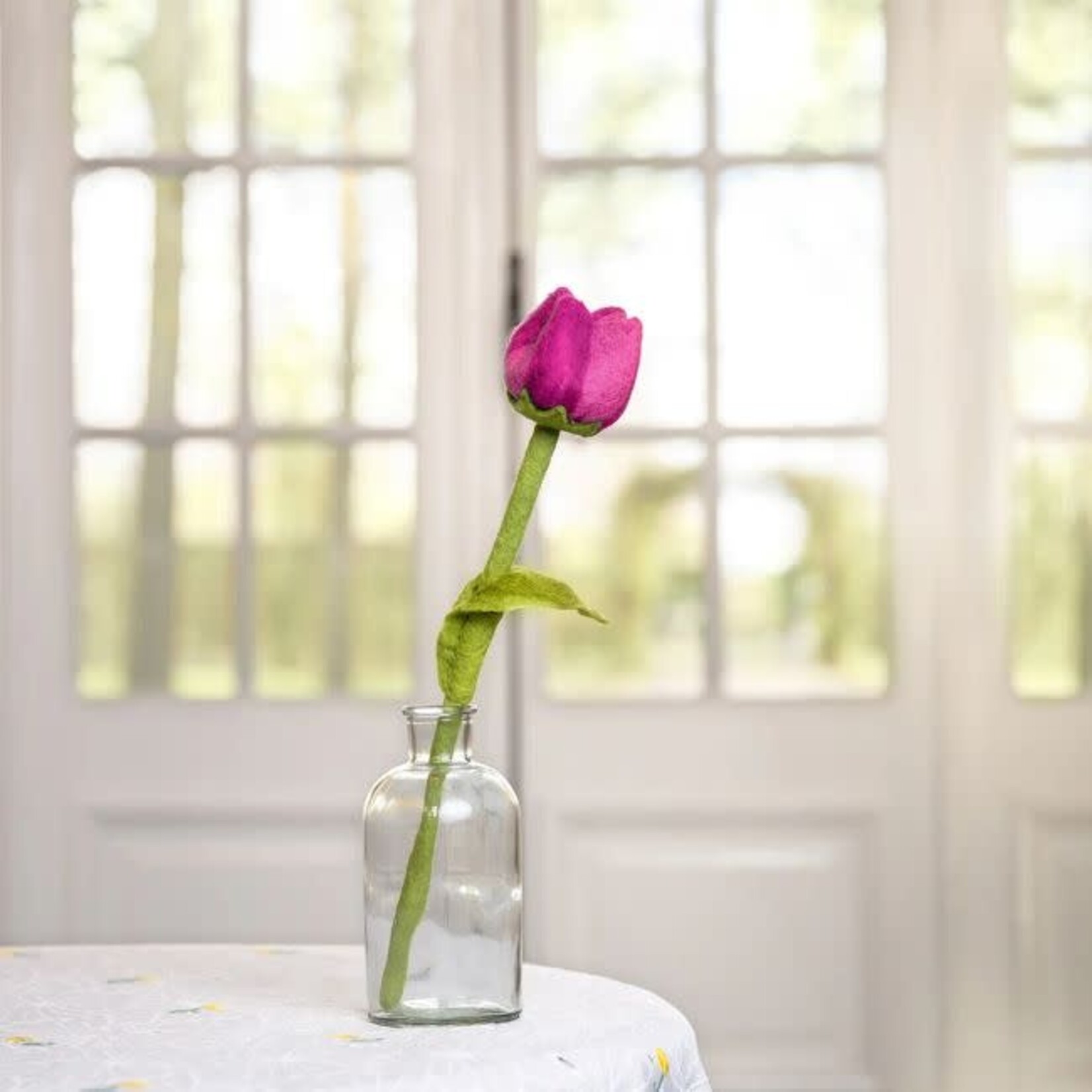 Sjaal met Verhaal Bloem Tulp Feline - Roze