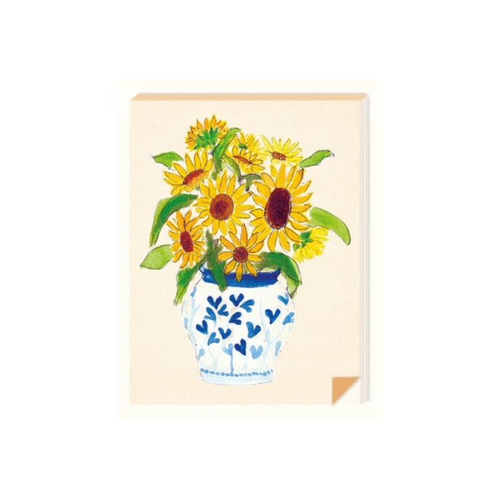 Zintenz Notitieblokje 9x11 cm Zonnebloem
