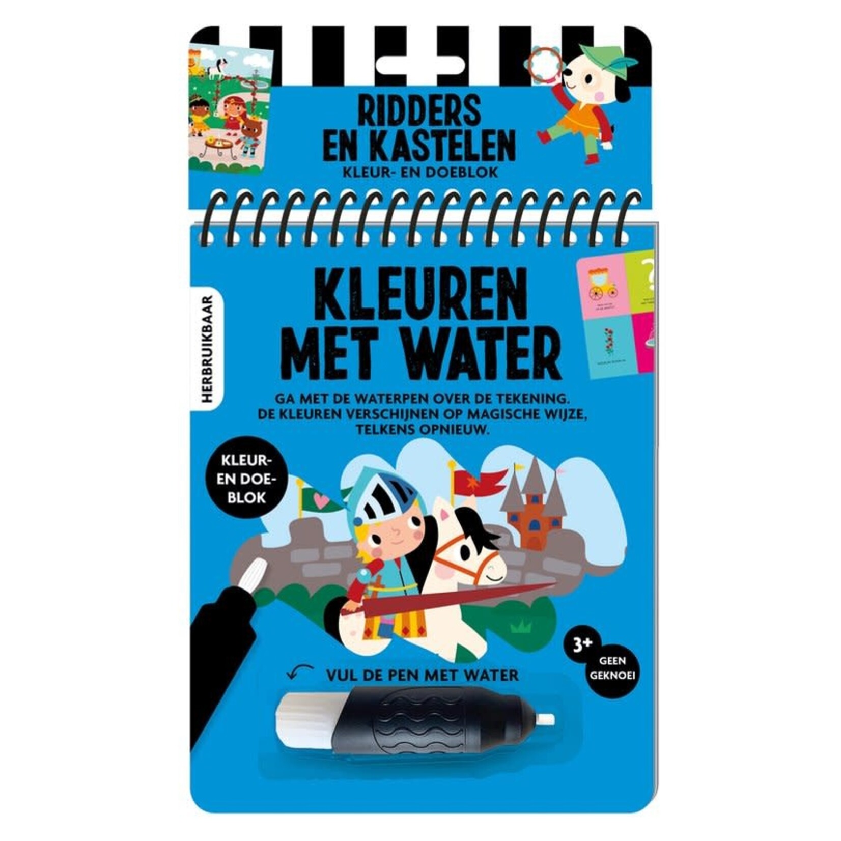 Image Books Kleuren met Water Ridders en Kastelen