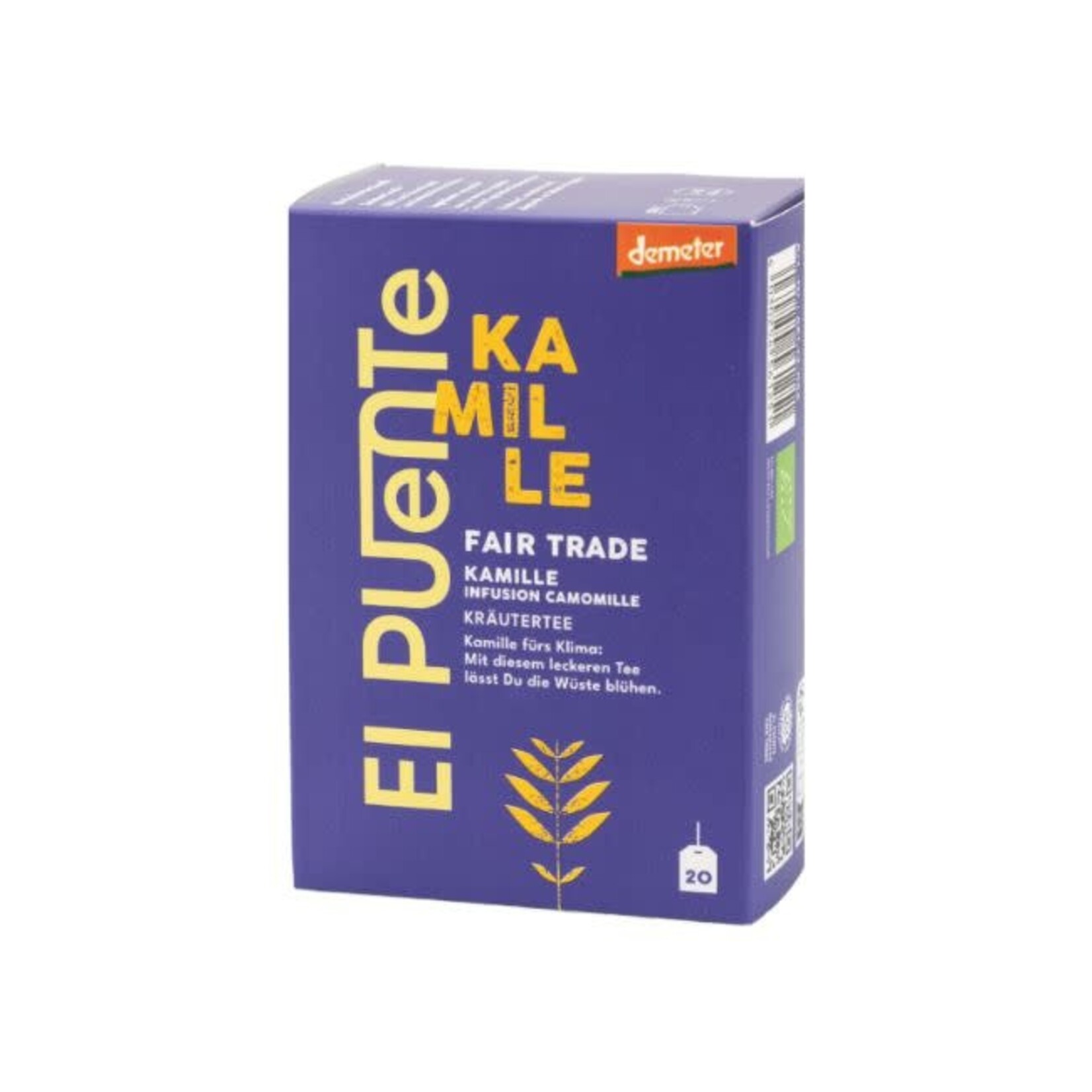 El Puente Kruidenthee Kamille Bio 1,5gr