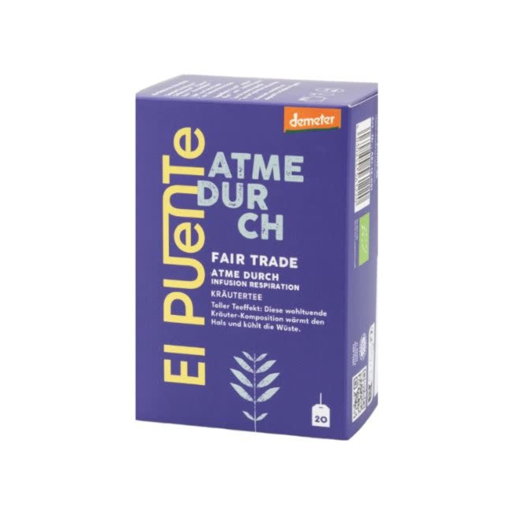 El Puente Atme Durch (haal adem) Kruidenthee Bio, 1,5gr