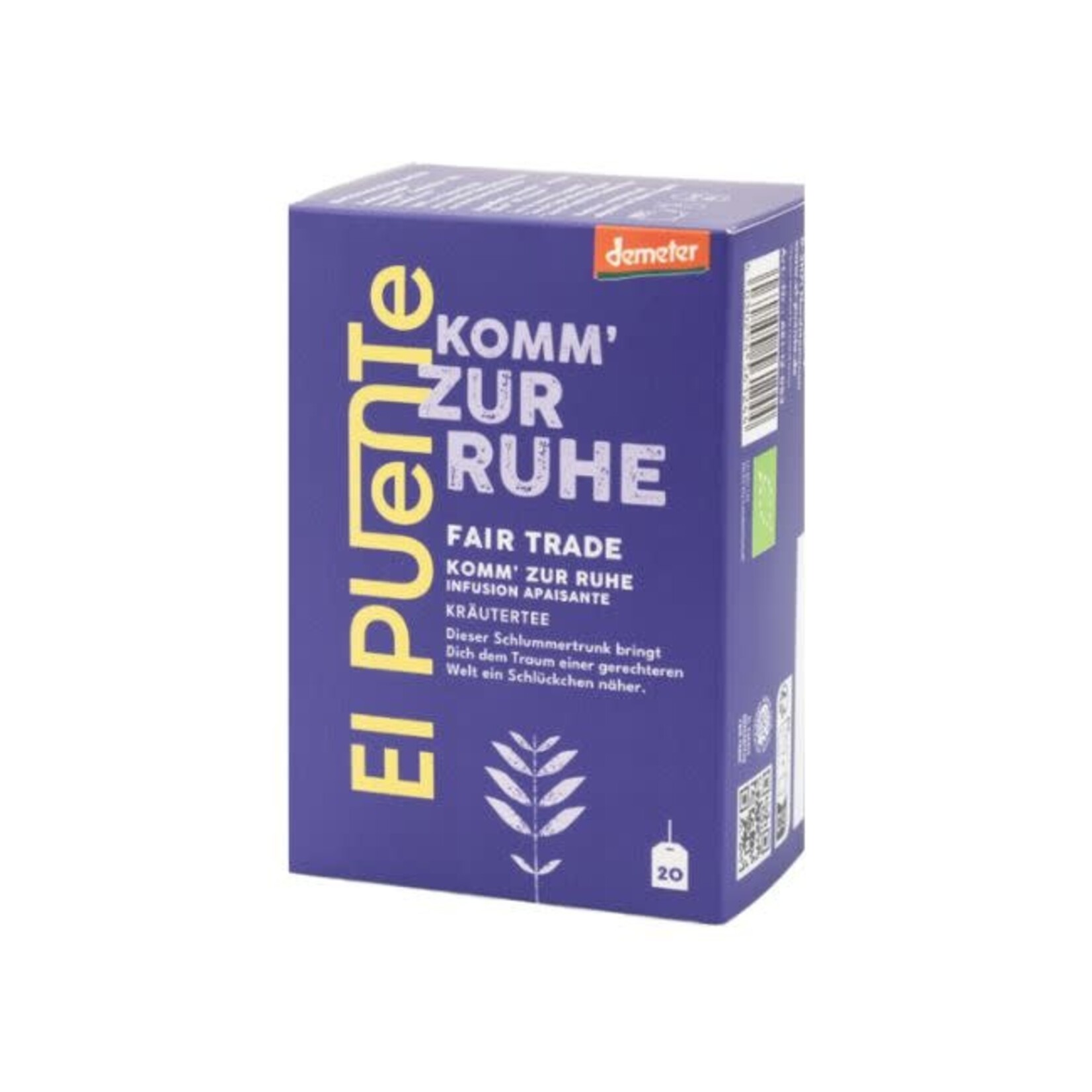 El Puente Komm'zur Ruhe Kruidenthee, Bio, 1,5gr