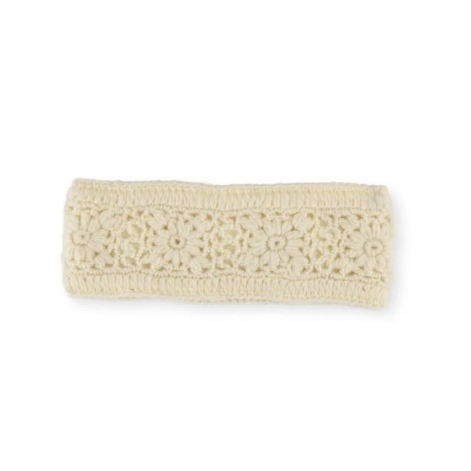 Sjaal met Verhaal Haarband Granny Square Creme
