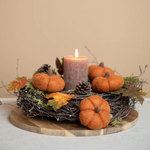 Sjaal met Verhaal Herfst Pompoen Medium  Cognac