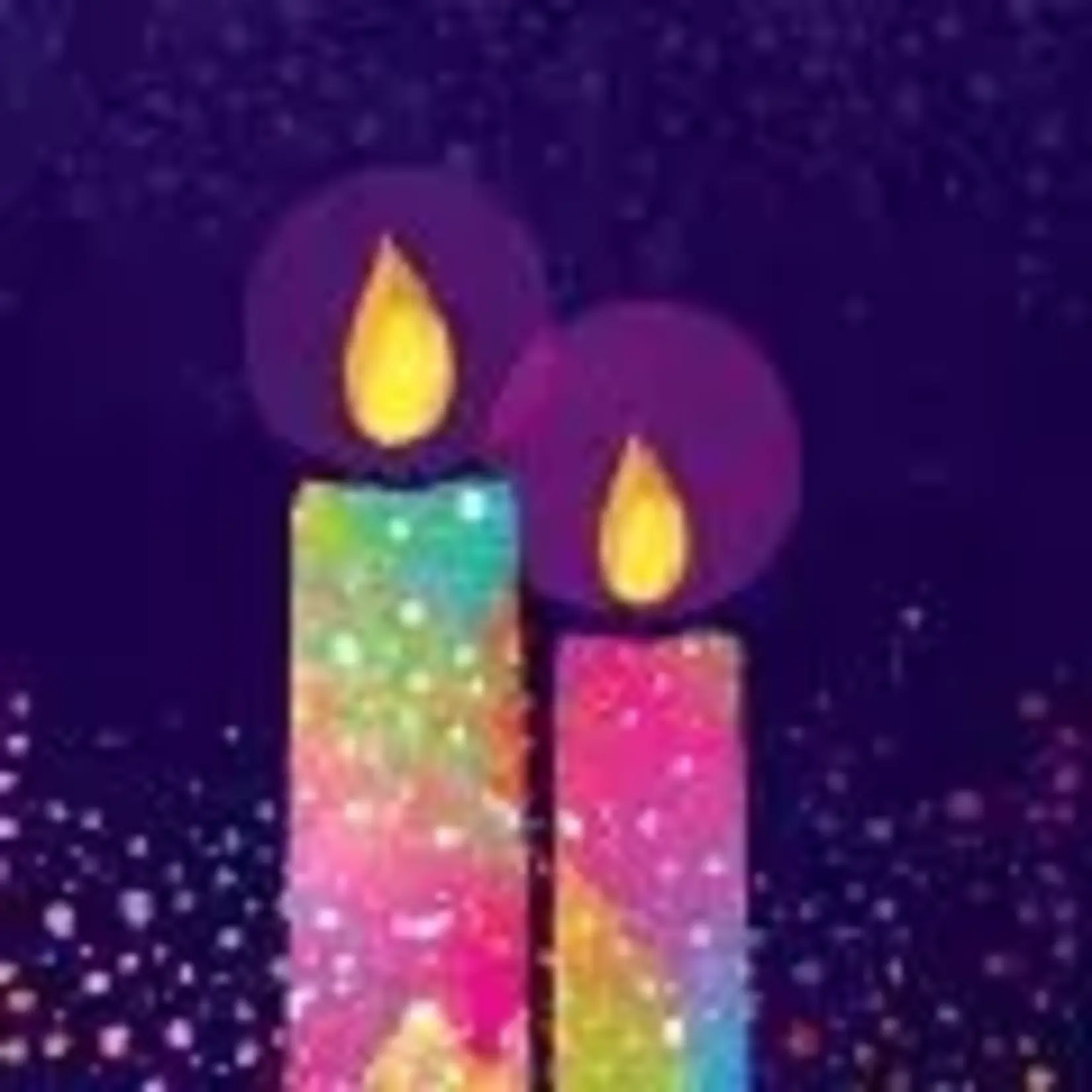 Amnesty International Kerstkaarten kleurrijke kaarsen