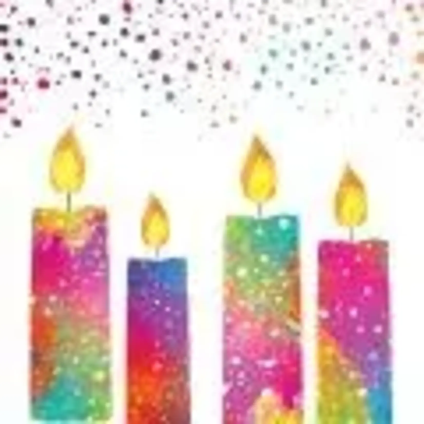 Amnesty International Kerstkaarten kleurrijke kaarsen