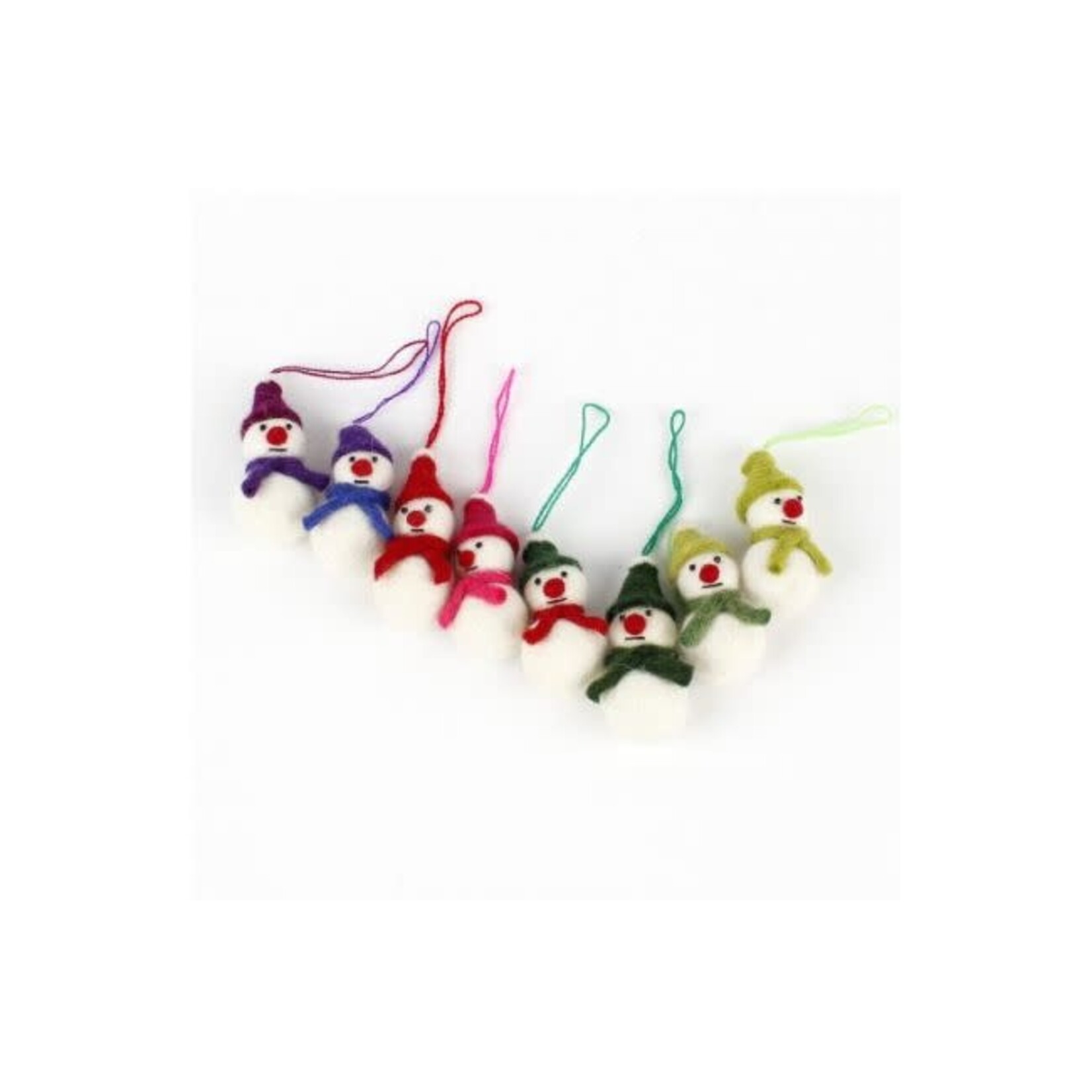 Sjaal met Verhaal Sneeuwpopje Multicolor