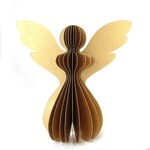 Only Natural Engel Papier Goud 17,5 cm