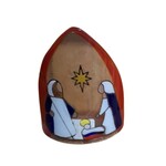 Wilma's Fair Trade C Kerststal Konisch Glas half rond Klein