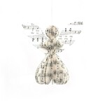 Only Natural Engel papier Muziek 30 cm