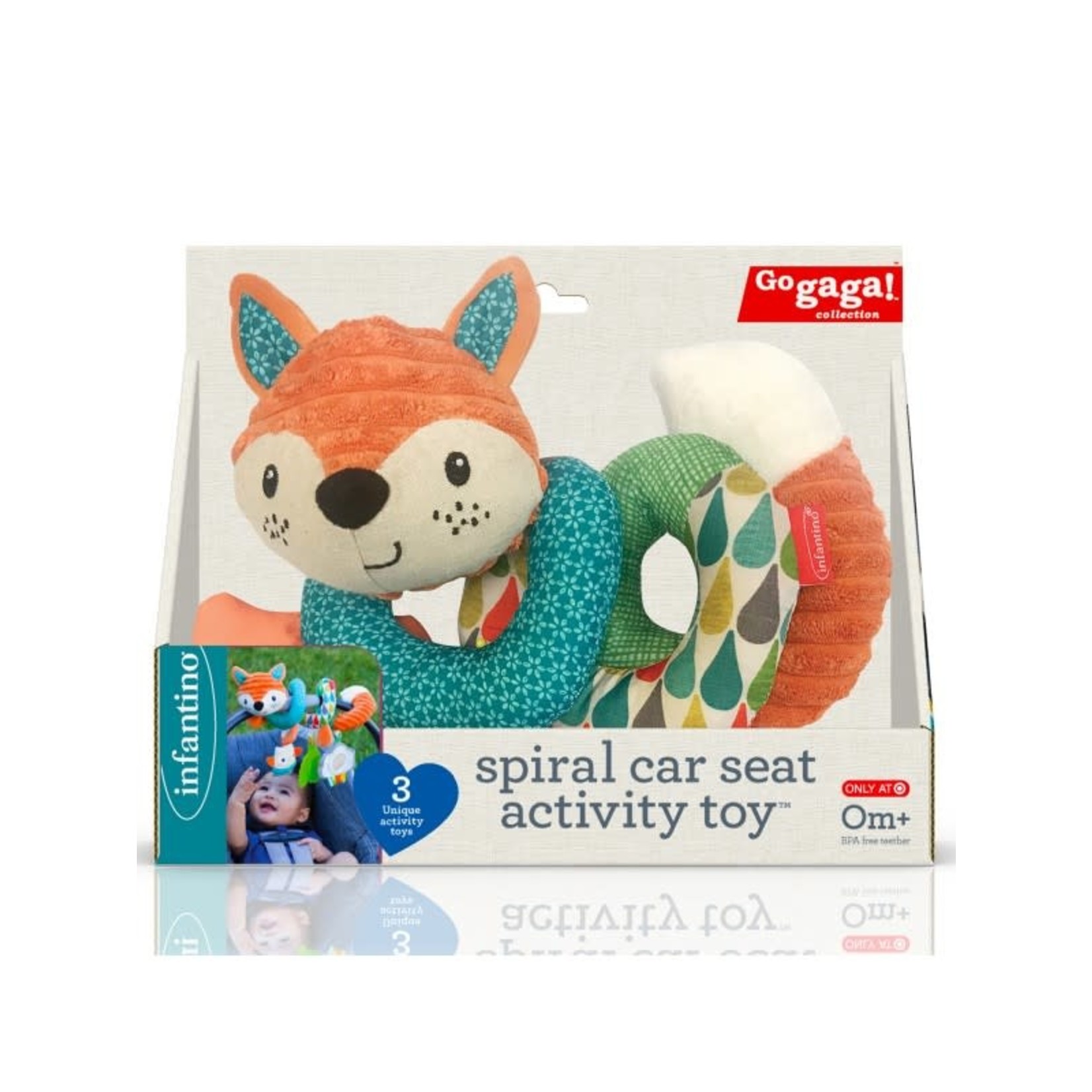 Infantino Infantino - Soft - Spiral Activity Toy Fox