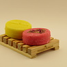 HappySoaps Bamboe zeephouder - Plek voor 2 bars HappySoaps Bamboe zeephouder - Plek voor 2 bars