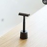 Bamboozy Safety Razor Mat Zwart RVS met Houder + 20 scheermesjes Bamboozy Safety Razor Mat Zwart RVS met Houder + 20 scheermesjes