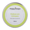 HappySoaps Natuurlijke Deodorant – Kokos en Limoen 50g HappySoaps Natuurlijke Deodorant – Kokos en Limoen 50g