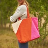 NoMorePlastic Duurzame Shopper - Magenta Orange NoMorePlastic Duurzame Shopper - Magenta Orange