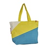 NoMorePlastic Duurzame Shopper - Yellow Teal NoMorePlastic Duurzame Shopper - Yellow Teal