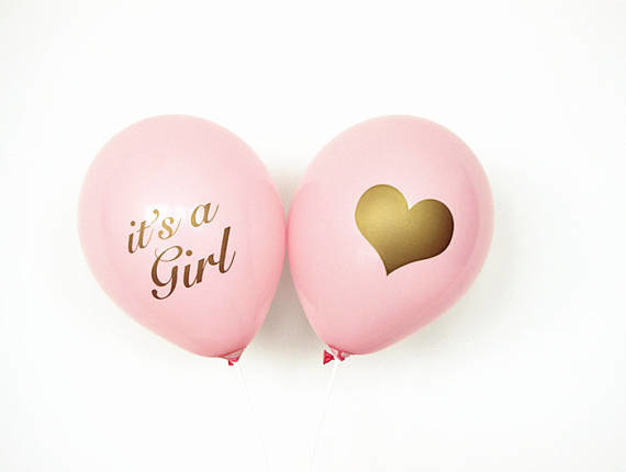 Latex Ballonnen 'It'S A Girl' (10St)-1