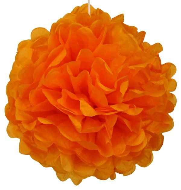 Pom Poms 'Oranje' (1St)-1