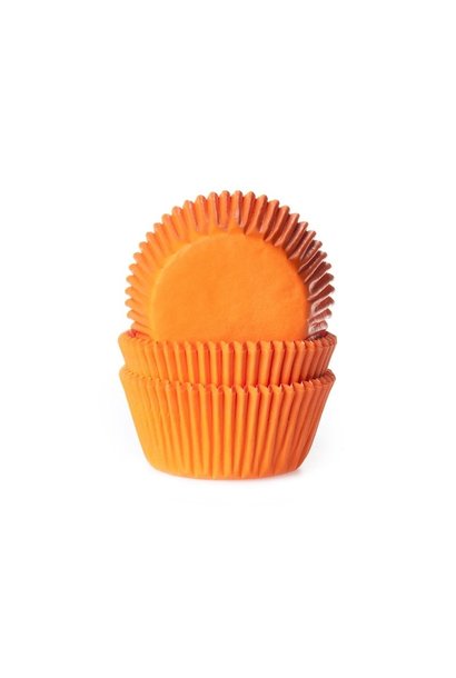 Cupcake Vormpjes 'Oranje' House Of Marie (50St)