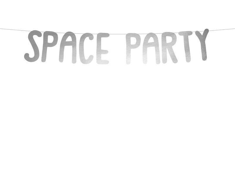 Letterslinger - Space Party - kinderfeestje versiering - 1stuks-1