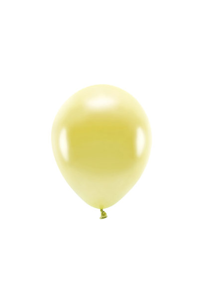 Ballonnen metallic 'Licht goud' (10st)