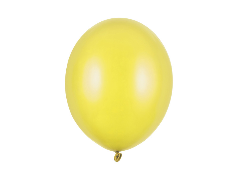 Ballonnen metallic - Citroengeel - feestversiering - 50stuks-1