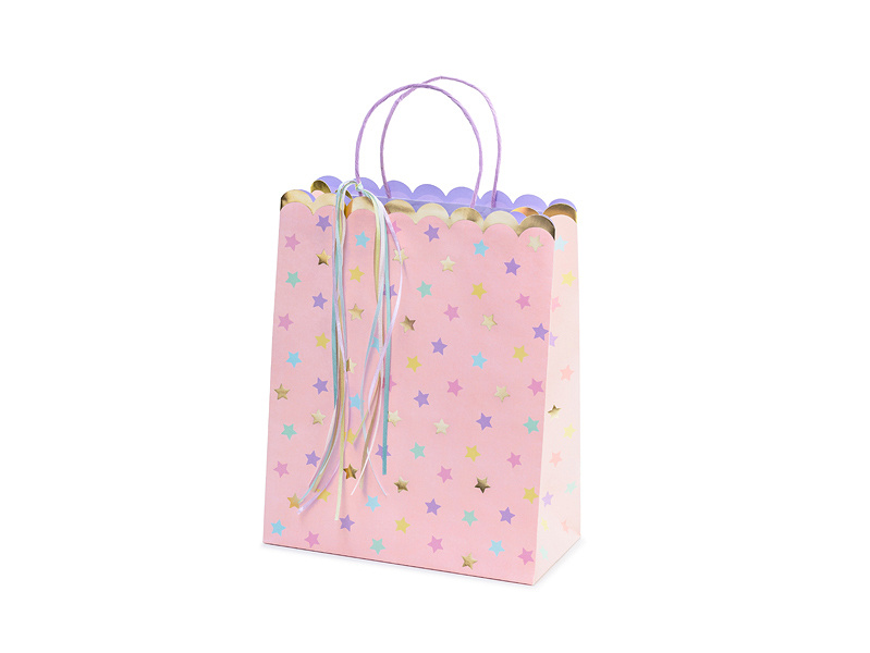 Cadeautasjes roze - Make a Wish - Unicorn kinderfeestje versiering - 1stuks-1