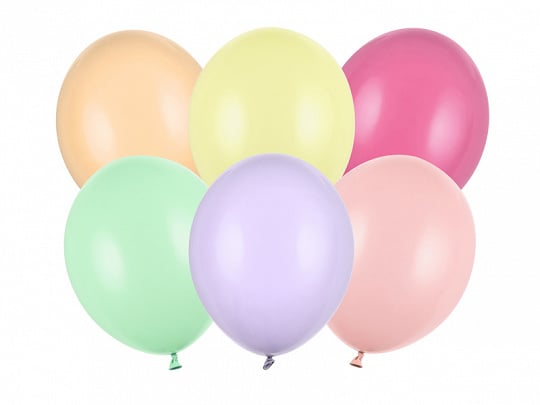 Ballonnen pastel mix - Yummy snoepthema - kinderfeestje versiering - 100stuks-1