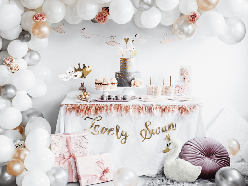 Cupcake wrappers peach - Lovely Swan ballet - kinderfeestje versiering - 6stuks-4